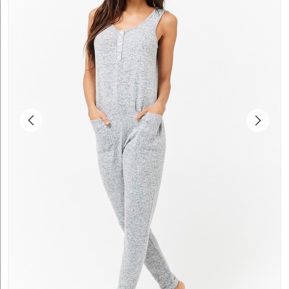 Sweater Knit PJ Jumpsuit - Picture 2 of 5